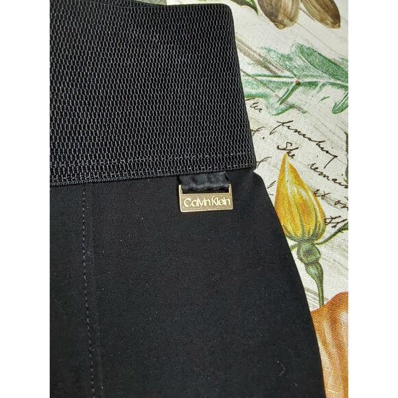 Calvin Klein Women's Power Stretch Black Leggins Medium Size 27" x 24" - Picture 2 of 6